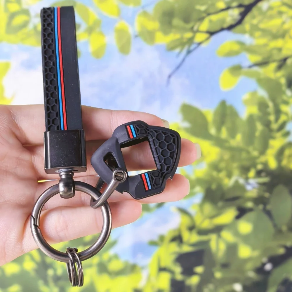 Durable Tricolor Stripe Key Protector Shell With Keychain For Suzuki GSX-S750 GSX-S1000 GSX-S1000GT GSXS750 GSXS1000