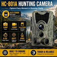 2.0inch LCD Hunting Trail Camera 20MP 1080P Night Vision Waterproof Cameras Photo Trap HC801A Wireless Wildlife Surveillance