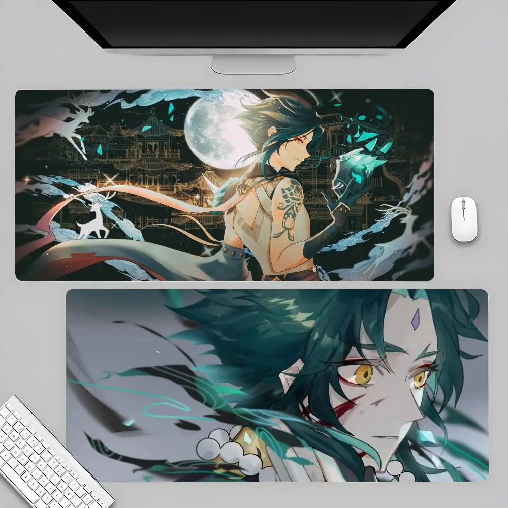 

Genshin Impact Xiao Mouse Pad 80x40cm XL Lockedge Office Computer Desk Mat Table Keyboard Big Mouse Pad Mouse Pad