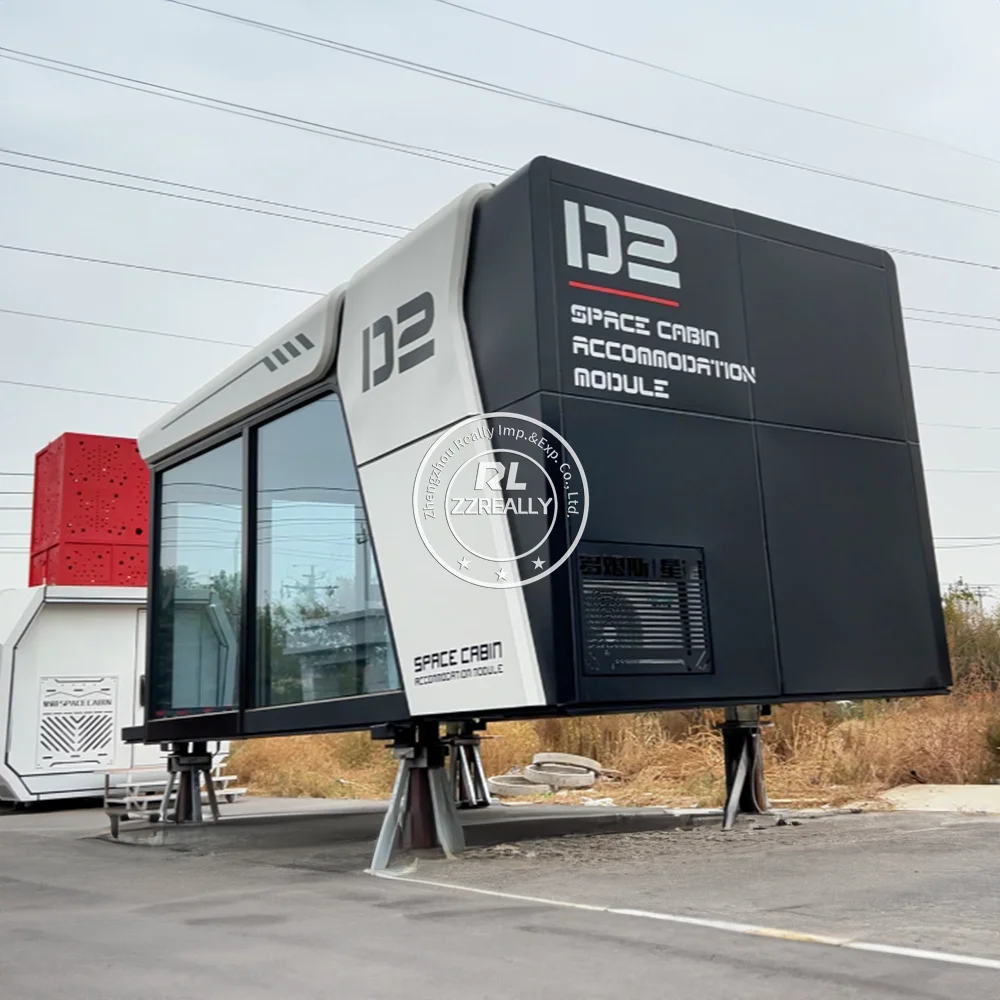 プレハブ住宅,小さなプレハブモジュラー住宅,鉄骨構造,キッチンとバスルーム,2024