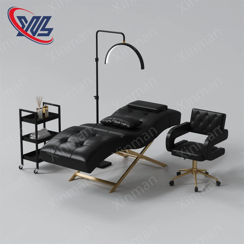 Massage Table & Bed,Beauty Salon Furniture,New S- , S-Shaped Curved , Leisure Recliner, Eyelash Tattoo And Embroidery Beauty Bed