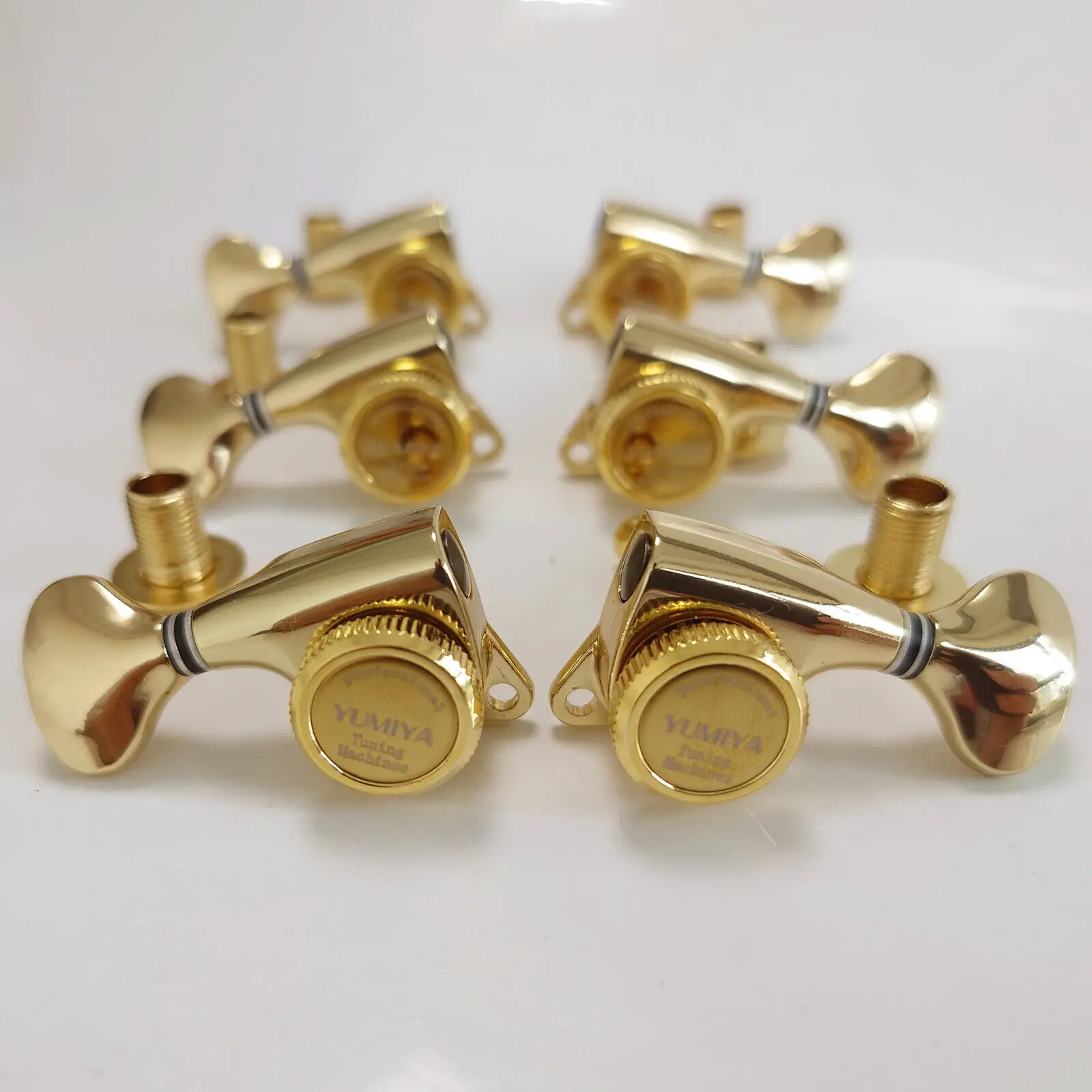 3L3R Guitar Locking String Tuners Tunning Pegs Key Machine Heads Set 1:21 Gold for 3L3R  Guitars or Bass Replacement Parts