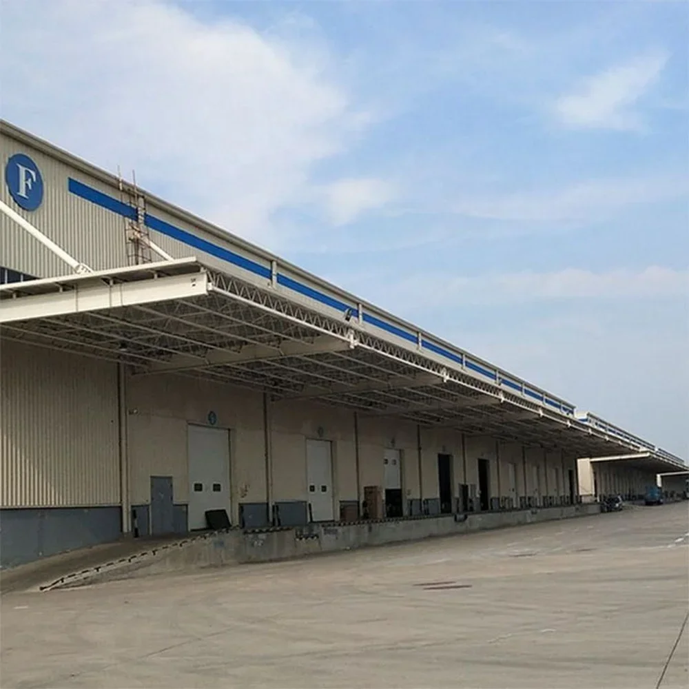 Easy Assemble Prefab Steel Structure Workshop With Sandwich Panel