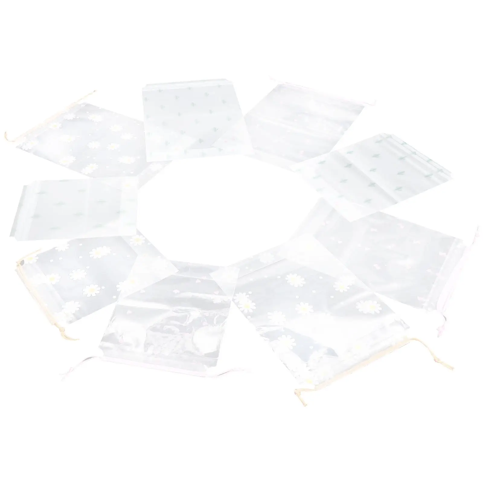 9Pcs Chic Drawstring Laundry Bags Foldable Travel Clothing Storage Pouches for Gym Spa Pool Hotel and Long-Term Use