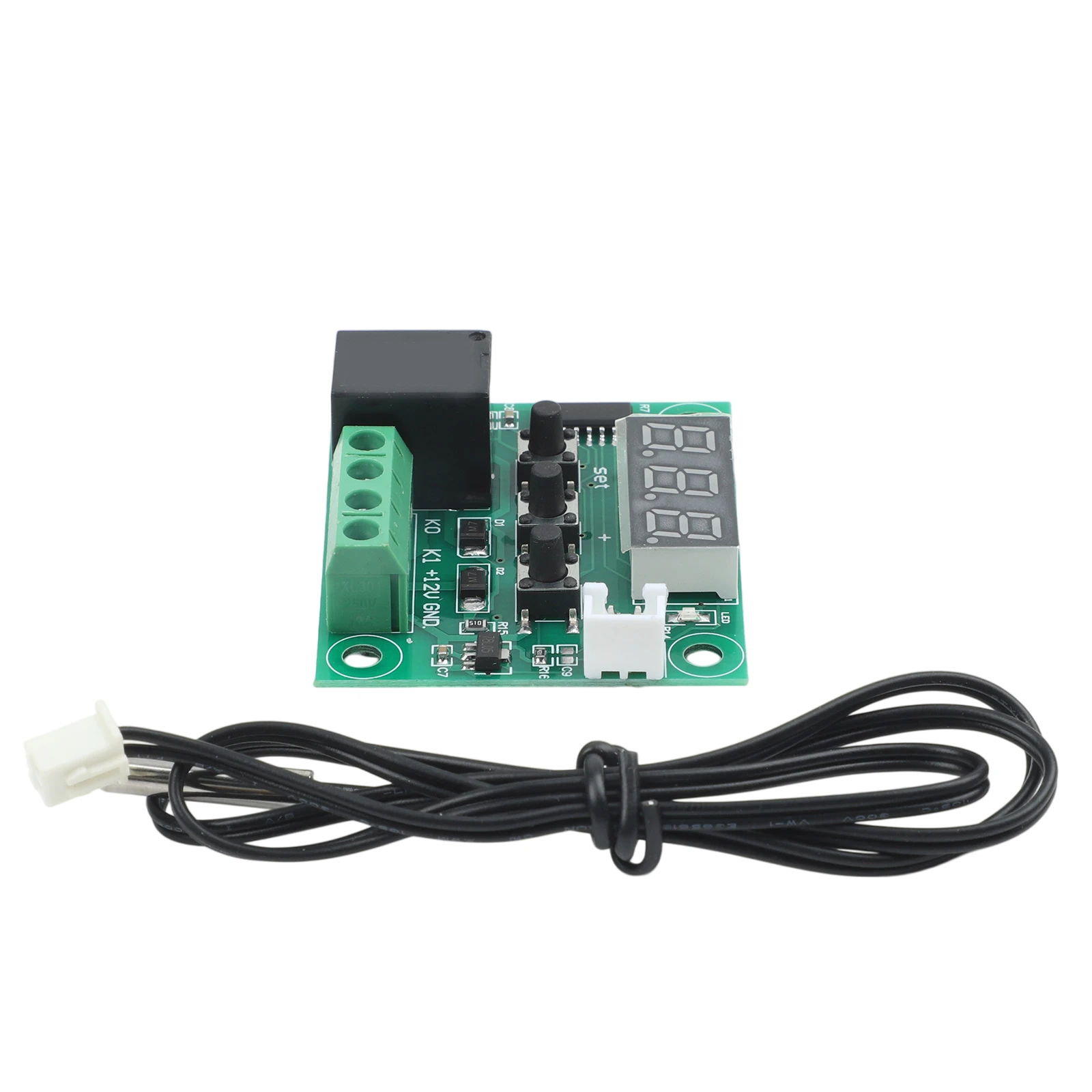 For W1209 Digital Thermostat Module - 12V DC Powered Temperature Sensor Switch with Hysteresis Adjustment and Alarm Function
