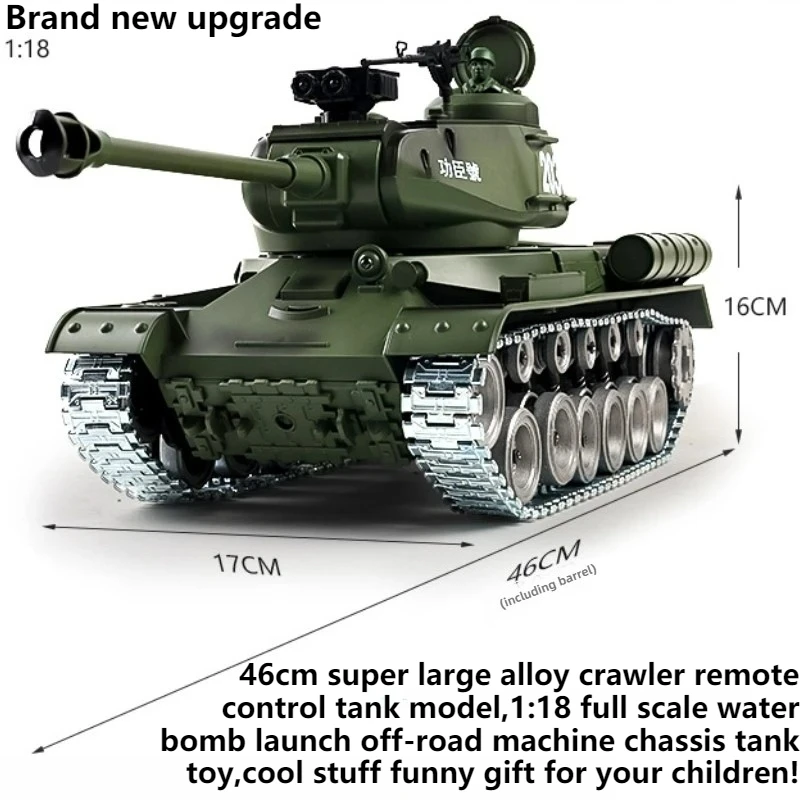

Cool Stuff Toy Tank Funny Gift-Hot 46cm Super Alloy Rc Tank Model,Remote Control Car Toy,Rc Crawler,Toys for Boys,robot chassis