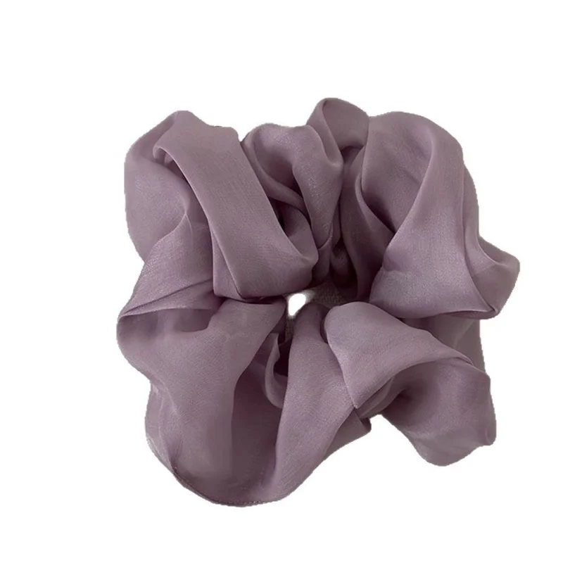 ยางมัดผมผ้าซาตินลายโพลก้า