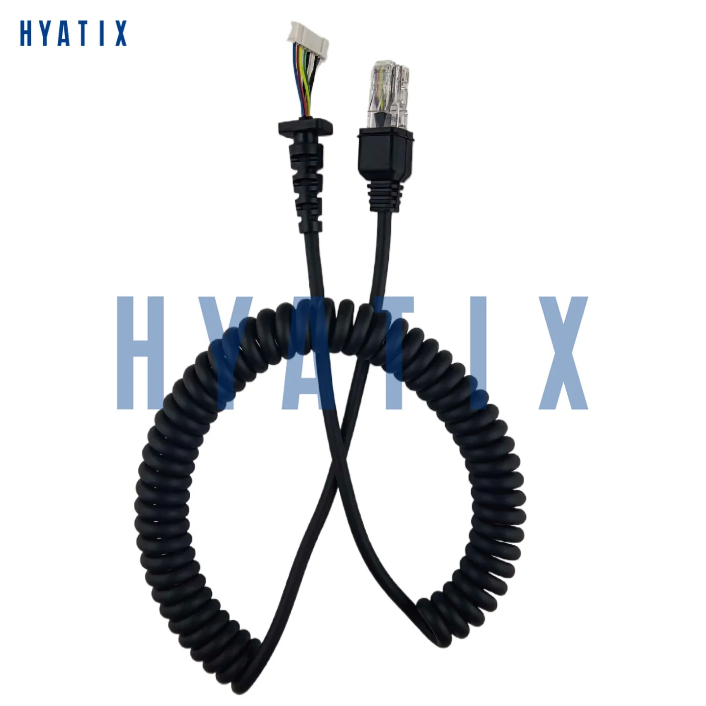 Microphone Speaker Cable 8pin for HYT Hytera TM600 TM610 TM800 SM11R1
