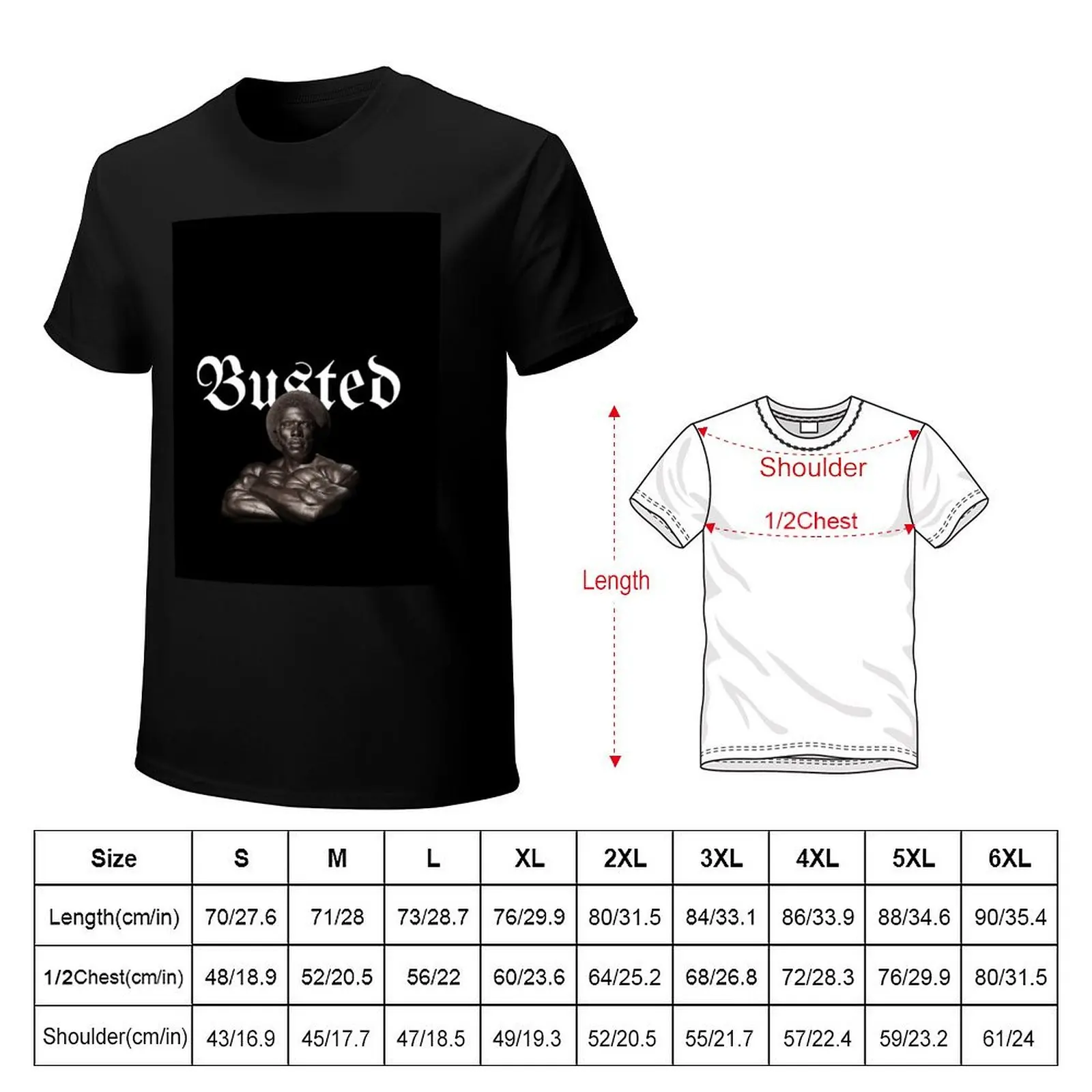 BUSTED Collection by Robby Robinson T-Shirt man t shirts cotton T-Shirt
