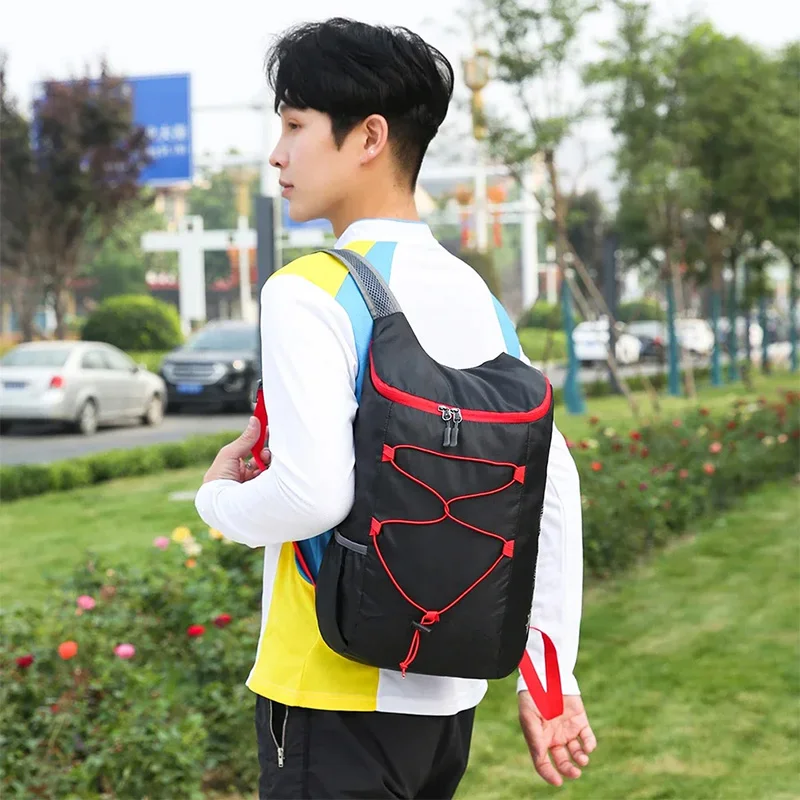 Outdoor Folding Mini Backpack Travel High Density Lightweight Bags Foldable Hiking Backpacks Waterproof Ultralight Sports Bag