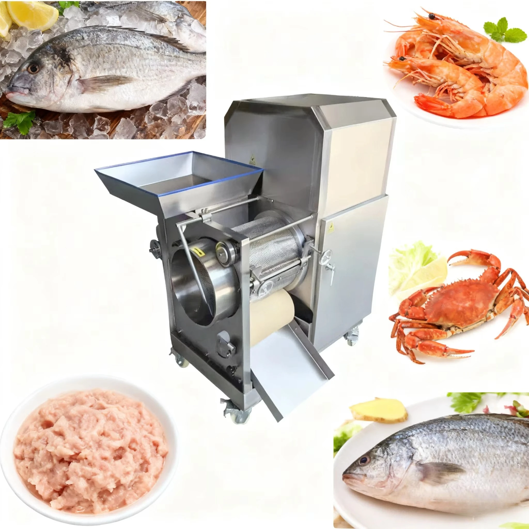Fish deboning machine price automatic fish deboner crab meat processing machine fish crab shrimp peeling machine