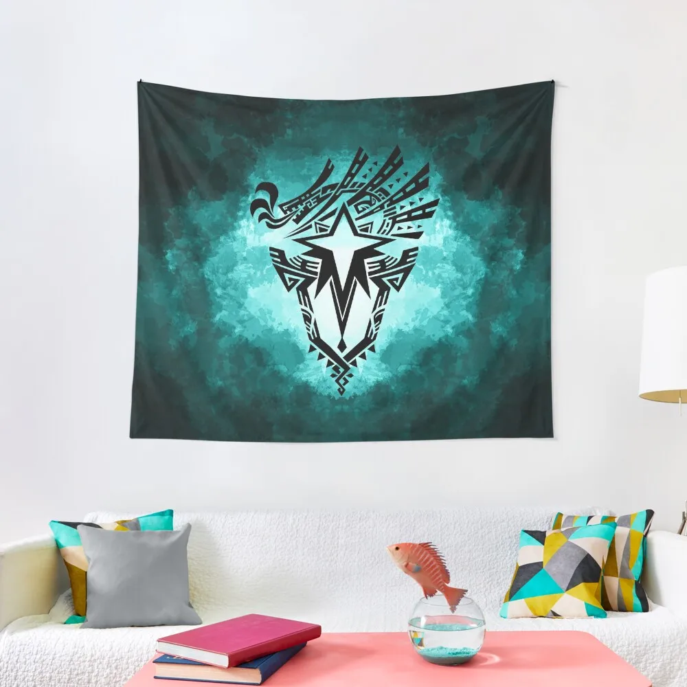 

Monster Hunter World: Iceborne - Logo Tapestry Room Decorations Tapete For The Wall Carpet Wall Decoration For Bedroom Tapestry