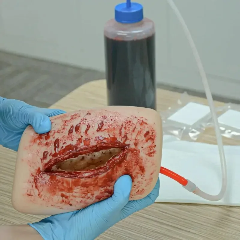 Thigh Laceration Wound Hemostasis Simulator Wound Packing Training Model For Emergency Nursing Care Practice