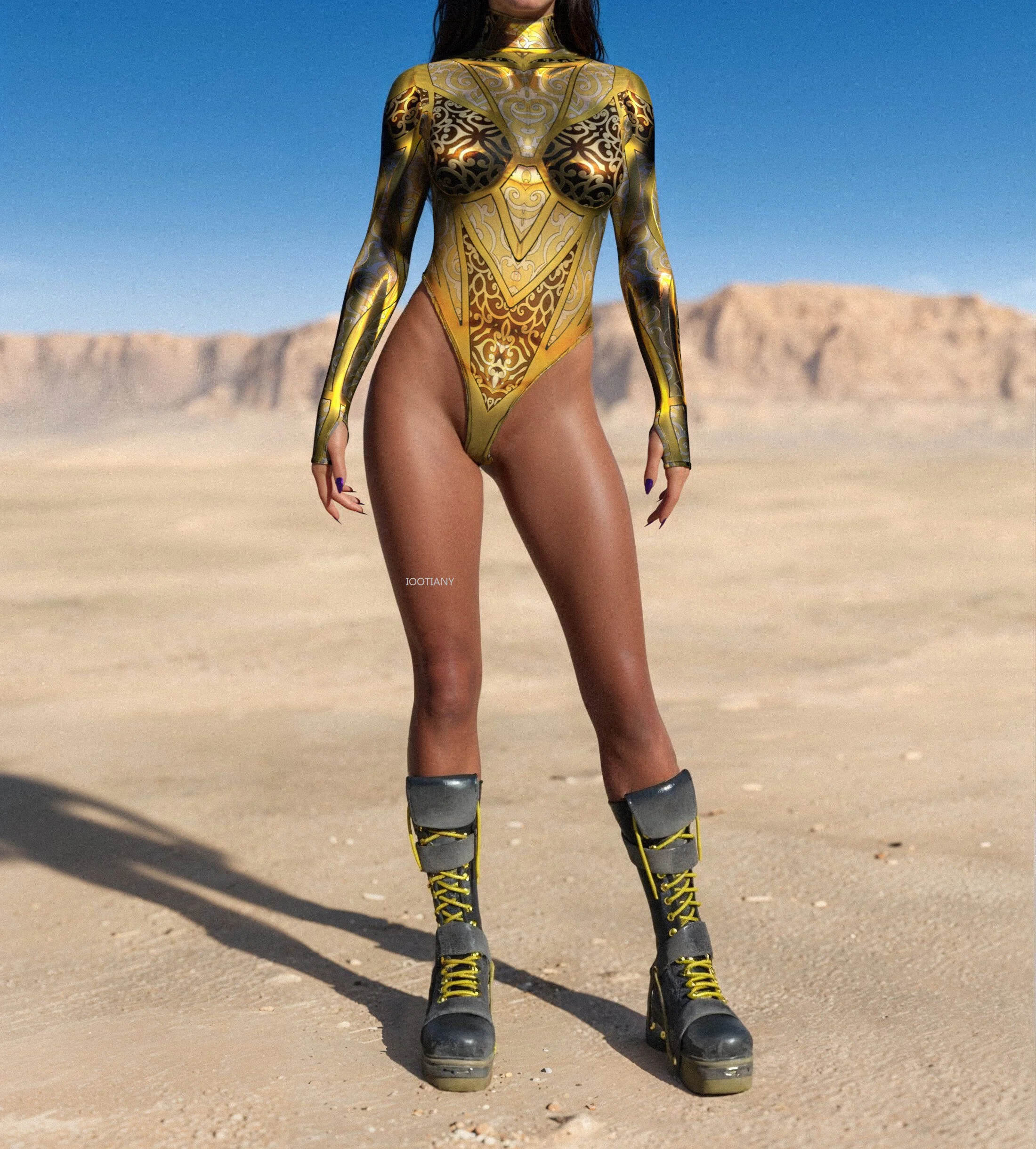 Women Machine 3d Printing Swimsuit Adults Girls Anime Swimming Cosplay Costumes Long Sleeve Bodysuit Carnival Pool Part Swimsuit