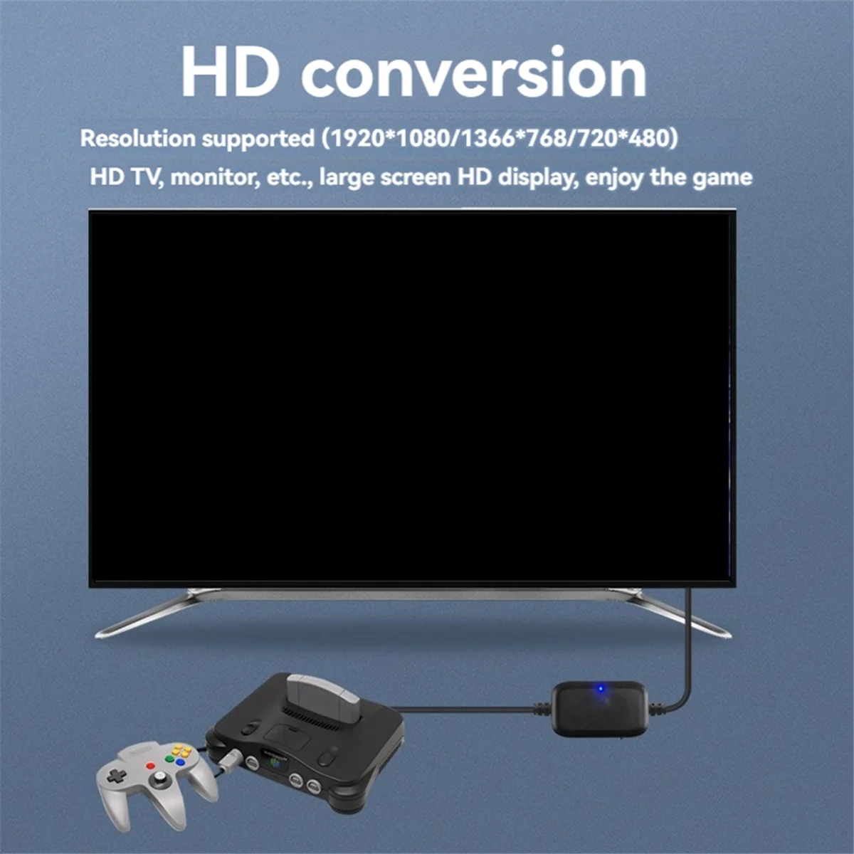 

【Горячие продажи!】для N64-HDMI-совместимого кабеля-переходника Высококачественного изображения 1080P для N64/NGC/SNES/SFC Plug and Play
