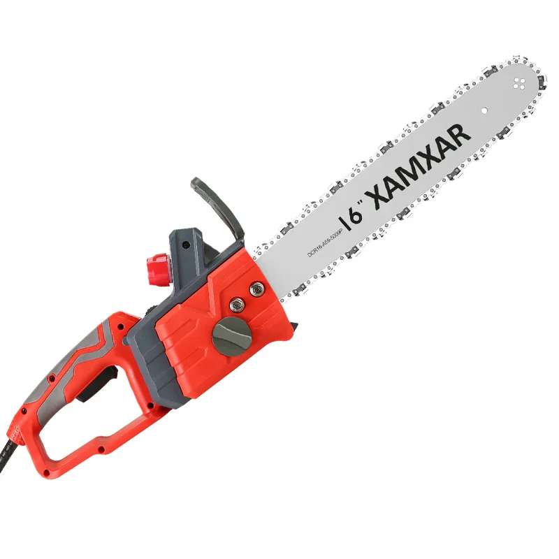 Electric Chain Saw Multifunctional Household Firewood Saw 16 Inch Electric Saw for Wood Cutting 220V DC Chainsaw