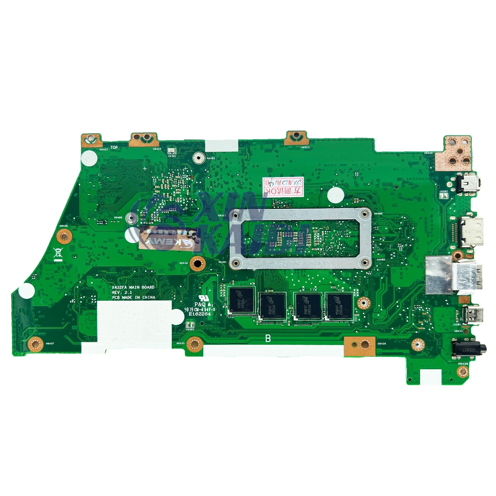 Imagem -03 - Placa-mãe do Portátil para Asus Vivobook X432fa S432fa X432fac X432flc i5 i7 8th 10th Gen gb 16 gb Ram Mx250