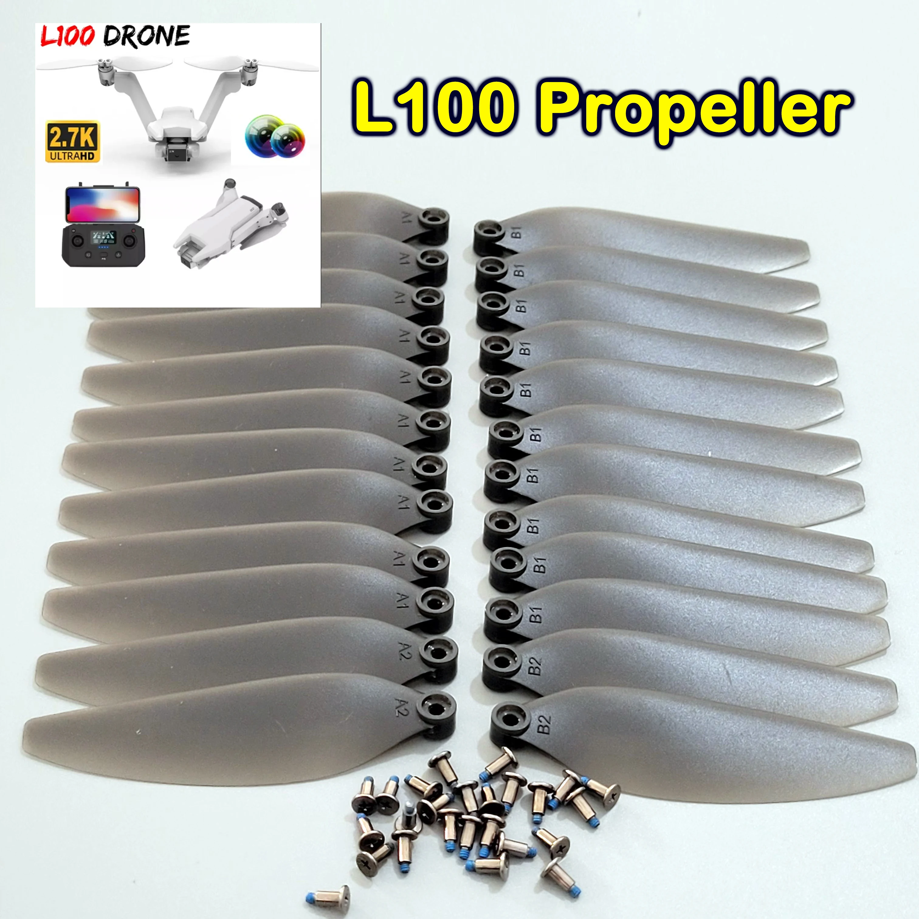 LYZRC L100 Drone Original Accessory L100 Propeller Props Maple Leaf Wing Rotor Part Accessory