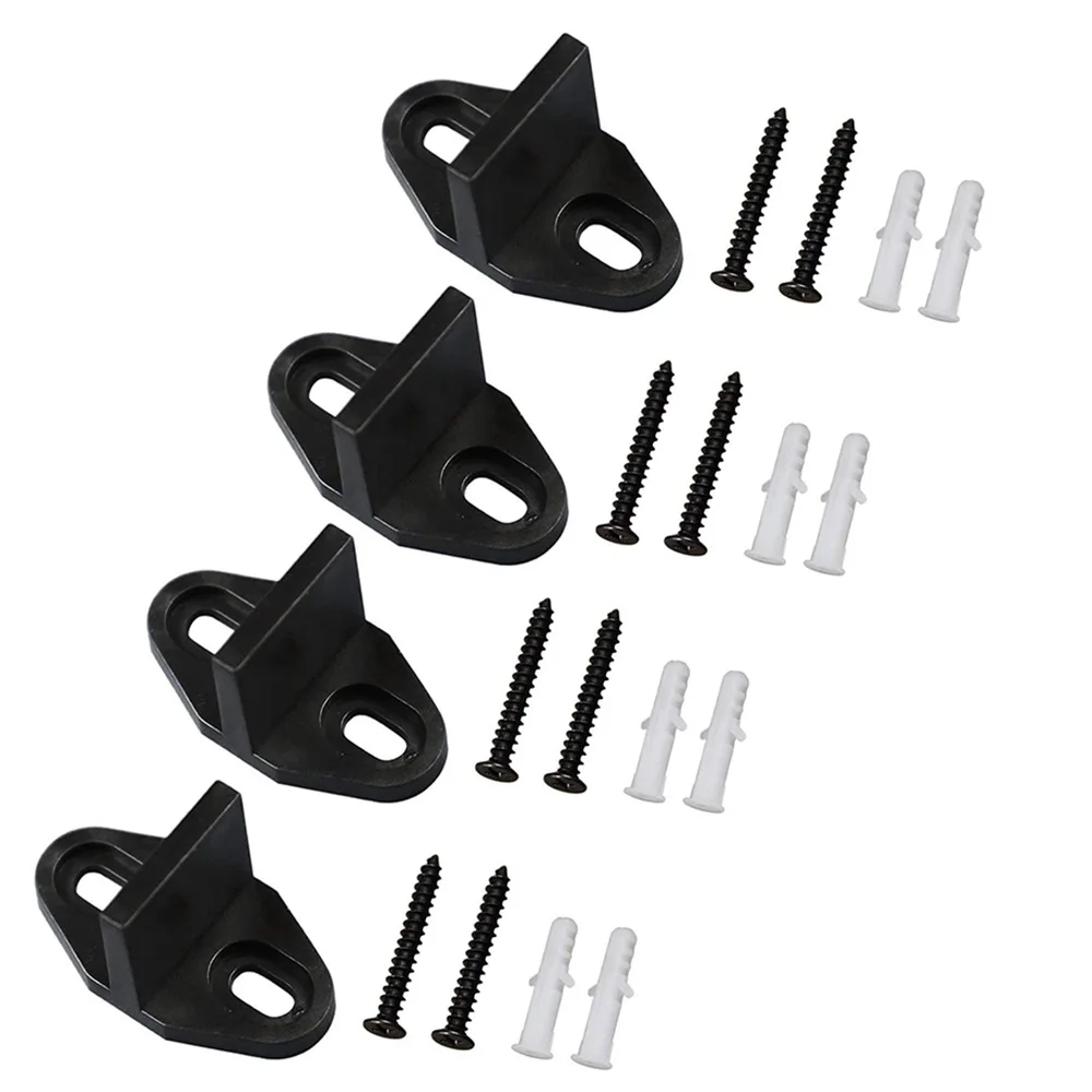 Practical Reliable Useful Brand New High Quality Floor guides Bottom Guide Floor Home Kit Mounted Tools 2/4/10pcs Accessories