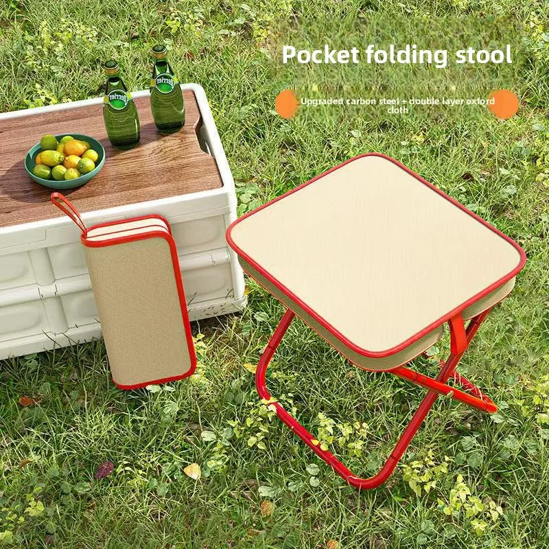 Outdoor Folding Chair Portable Shoulder Bag Style Camping Picnic Fishing Outdoor Folding Picnic Sketching Handbag Chair