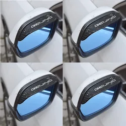 2pcs Carbon fiber Car Rearview Mirror Rain Eyebrow Sticker For BAIC Senova X25 X35 X55 X65 Beijing BJ20 EV2 5 BJ40 EC3 5 EU5 EX3