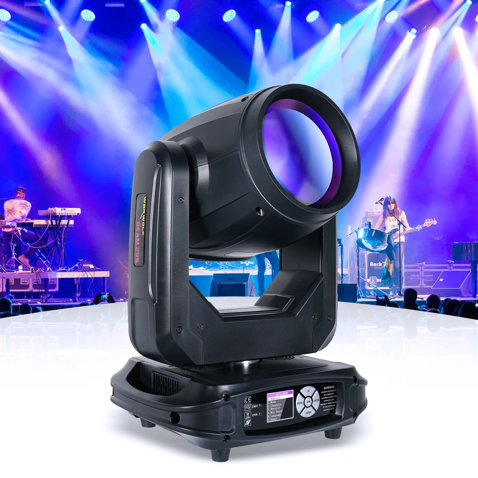 

Professional 295W 14 Color 16 Gobo Wedding Effect Equipment Stage Lighting Beam Moving Head Light