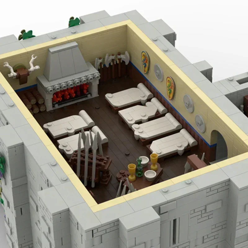 

Medieval Castle Model Moc Building Bricks Norman Keep Fortress Technology Modular Blocks Gifts Christmas Toys DIY Sets Assembly