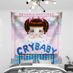 melanie martinez Poster Tapestry Banner Flag Decorative Painting Canvas Gift Wall Art Living Room Posters Bedroom Painting