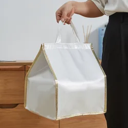 Sac isotherme portable non tissé pour pique-nique, sac de transport pour aliments, sac de glace étanche, glacière pour déjeuner, 6 amarans, Bento, poudres