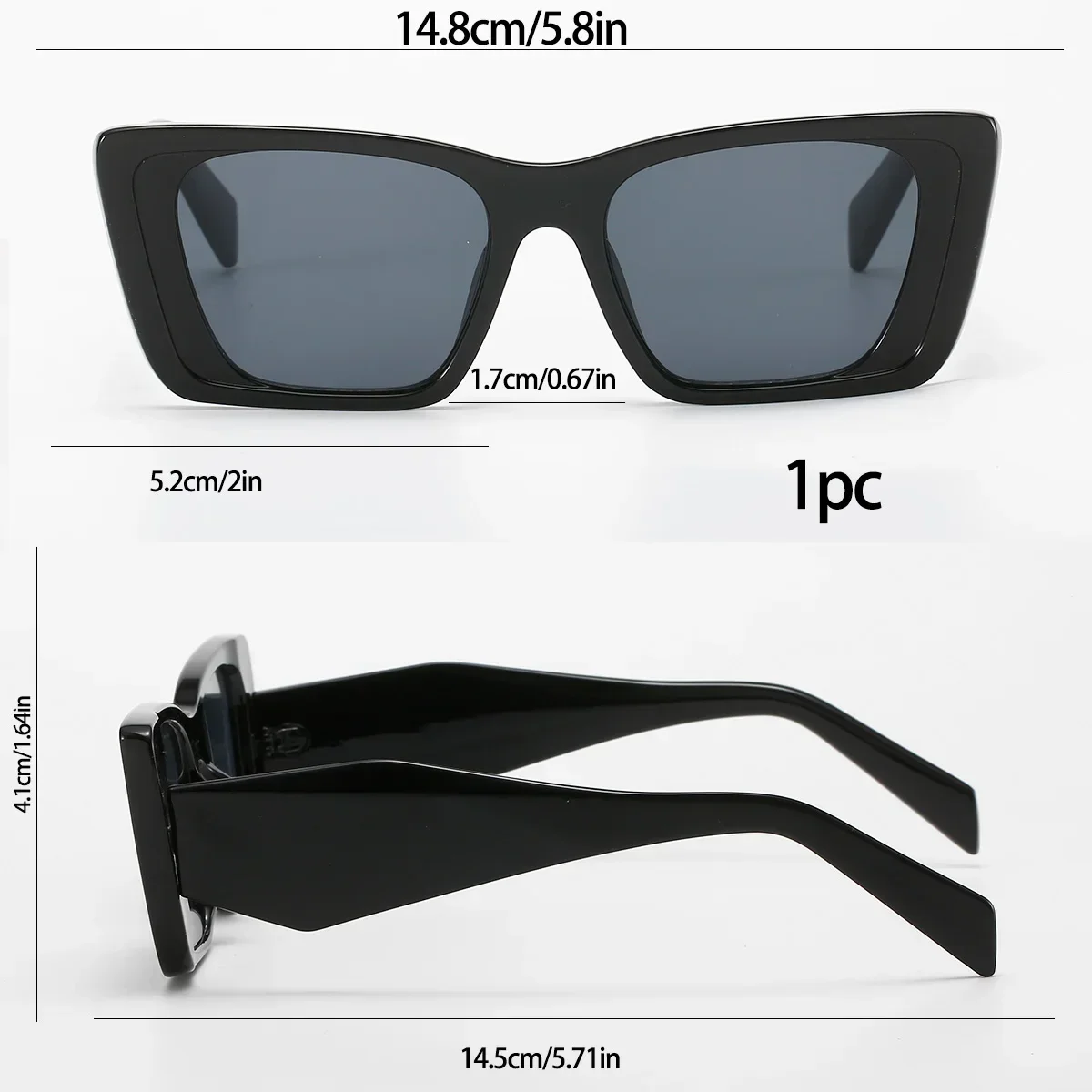 New Fashion Men Sunglasses Women Brand Designer Luxury Sun Glasses Square Frame Cat Eye Sunglasses Female Vintage UV400 Eyewear