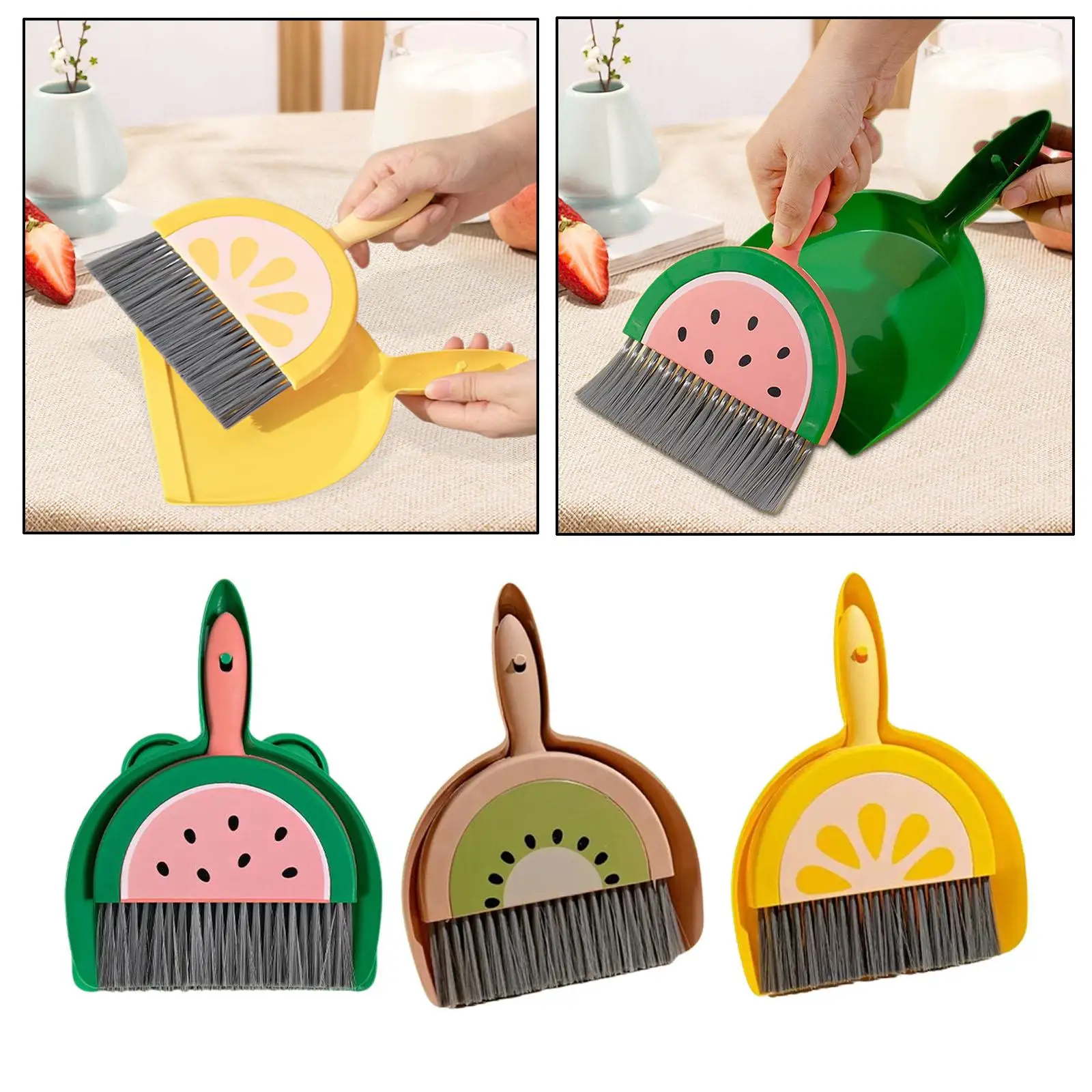 Mini Dustpan and Brush Set,Housekeeping Cleaning Tools,Pretend Play,Early