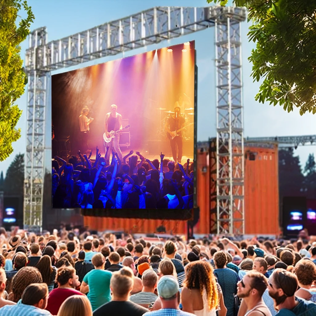 Hot Selling High Resolution Easy Installation Outdoor P2.6 LED Video Wall Stage Background Rental LED Display