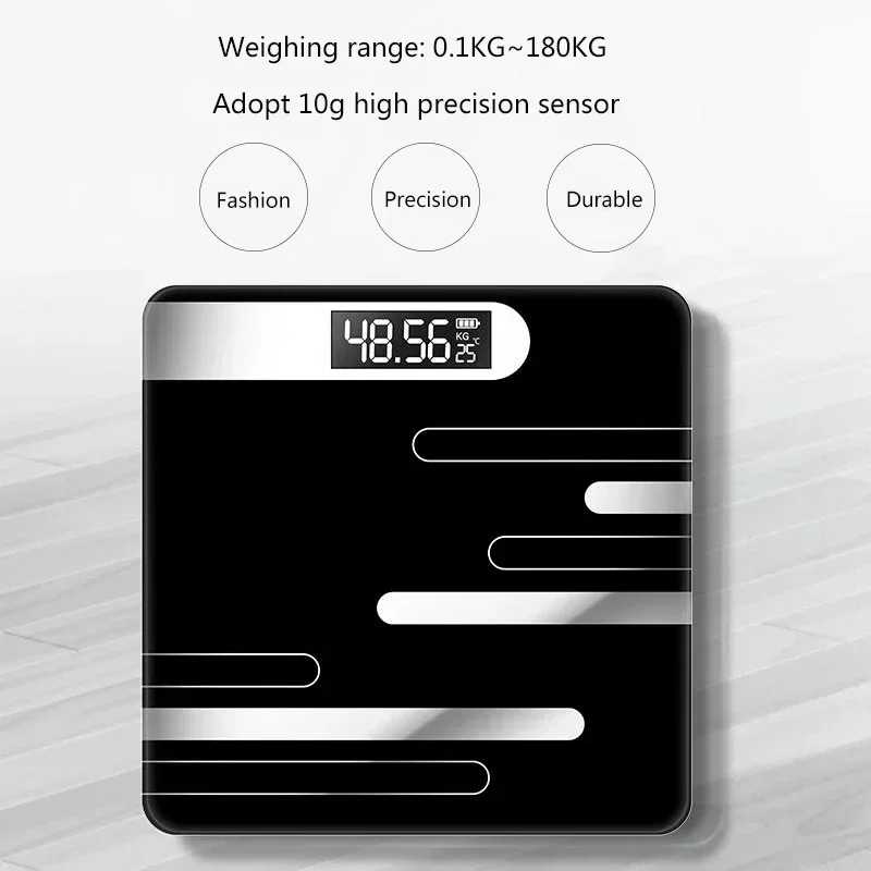 Weight Scale Smart Body Scales LCD Display Glass Digital Weight Scale Electronic Floor Scales Health Weighing Scale