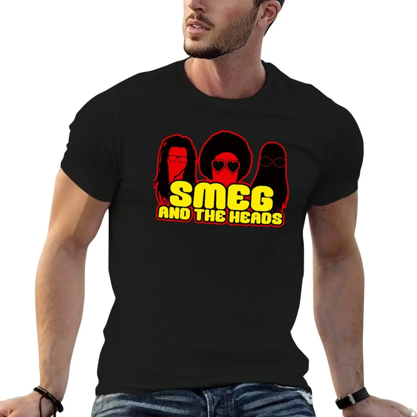 Camiseta Smeg And The Heads, camiseta de algodón para hombre, camiseta 100% de algodón para hombre, camiseta de algodón