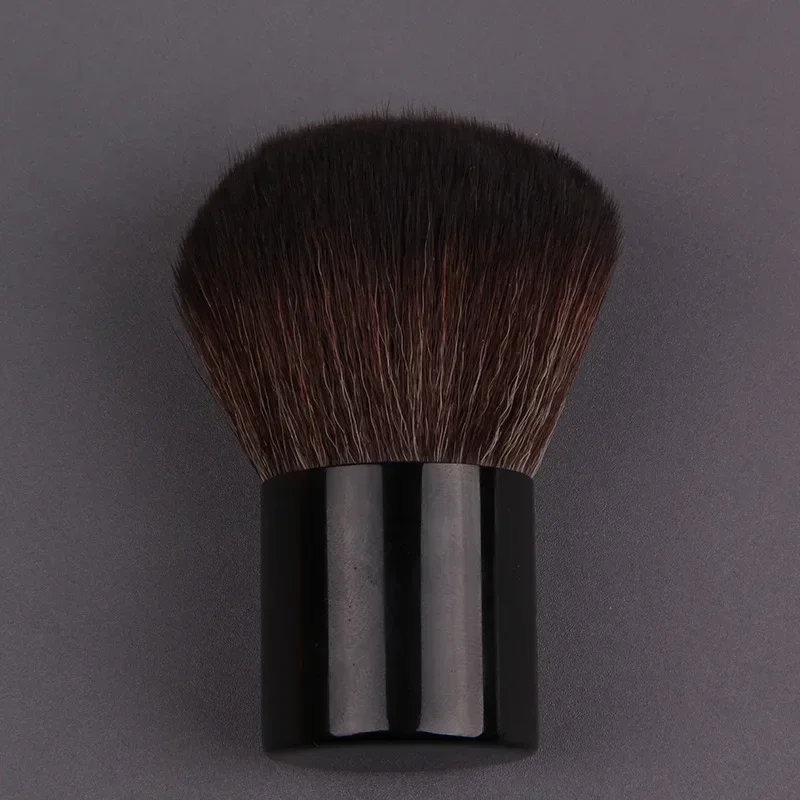 Outil de beauté de pinceau de maquillage-1 pièces fond de teint, Blush, correcteur, Contour, point culminant, pinceau de joue pour mélanger, dessus rond coudé