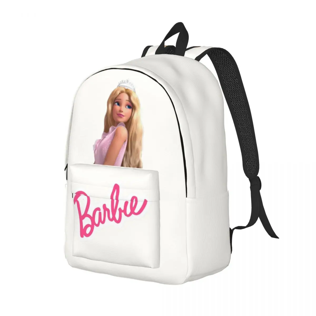 Outdoor Cute Barbie Large Capacity Light Sanrio Barbie Laptop Bag Children Daypack Back To School Gift