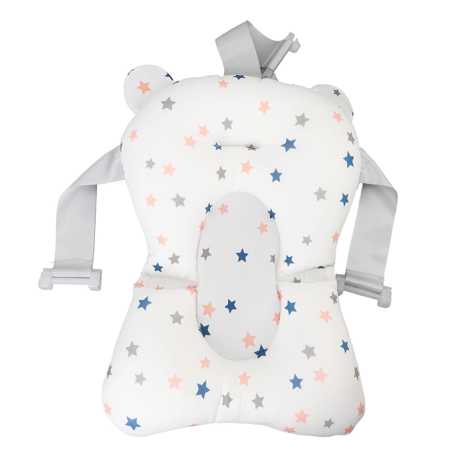 Baby Bath Support Cushion Soft Infant Bath Supporter Net Newborn Bathtub Mat Nonslip Floating Baby Bathtub Pillow