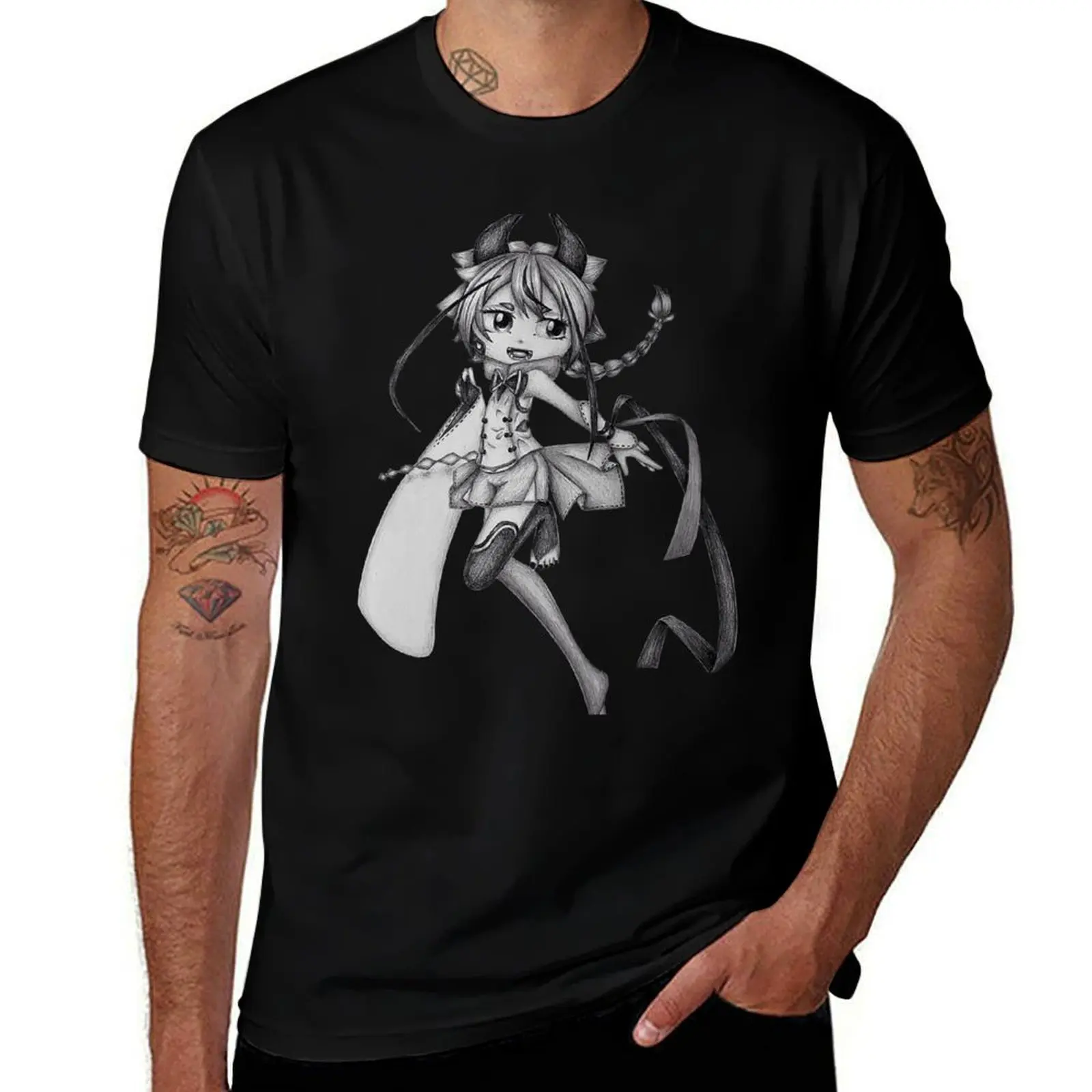 

Vocaloid - MEIKA Mikoto (sketch) T-Shirt cute tops funny costumes man t shirt men workout shirt