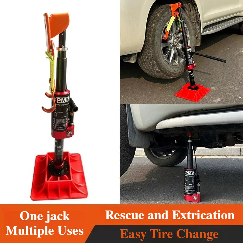 Hydraulic Offroad Recovery Jack 3 Ton Long Stroke Farm Jack Lifting Tool for 4WD SUV Car Sand Desert Traction Aid