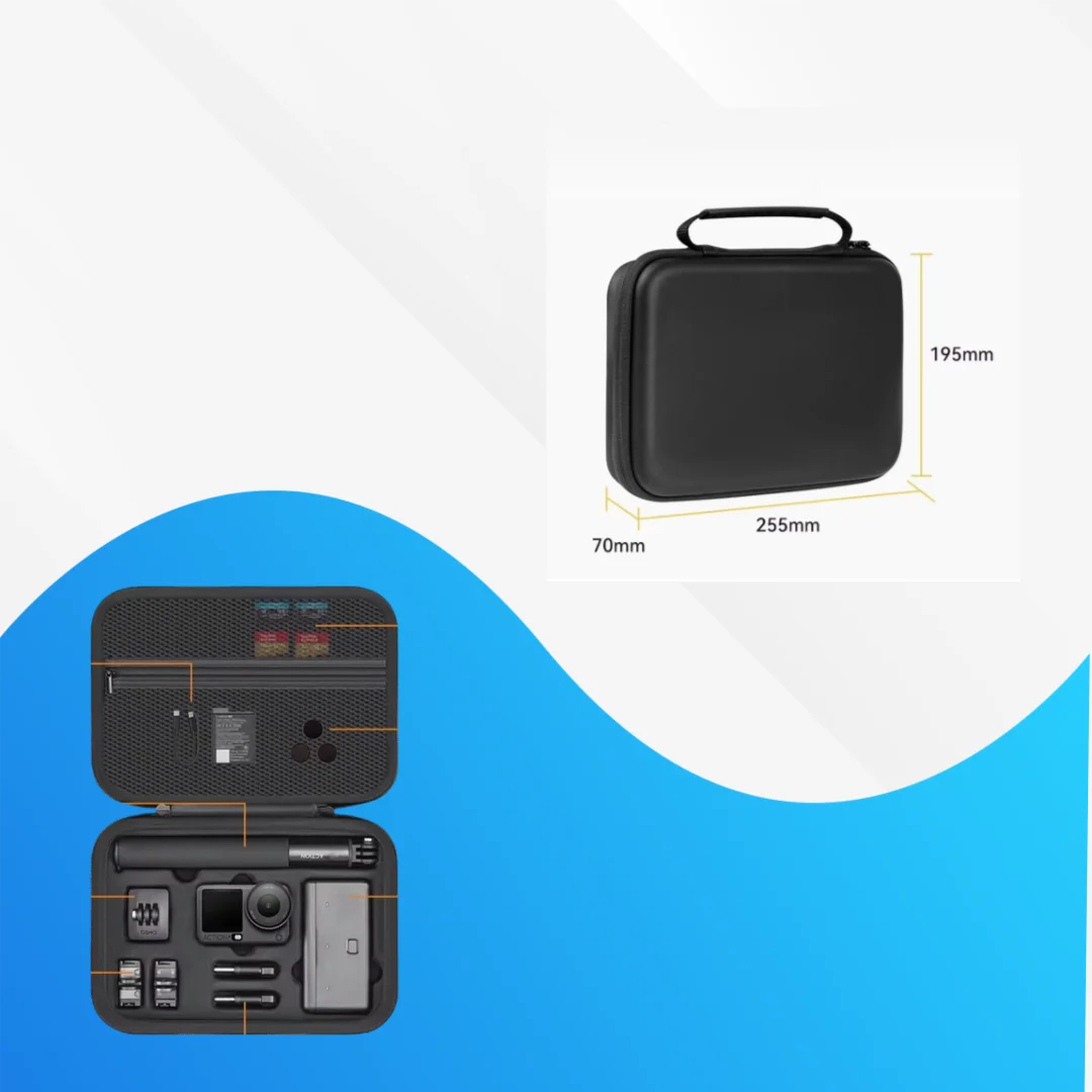 

Shoulder Carrying Case for DJI Osmo Action 6 , PU Leather Hard Case Handle Bag ,Perfect for Travel & Outdoor Activities