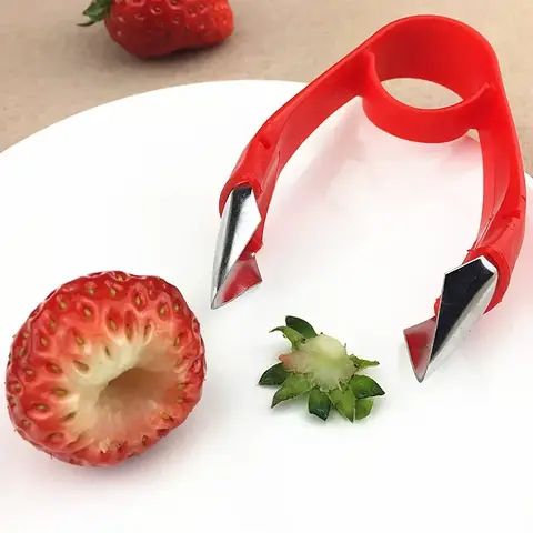 다목적 과일 스템 껍질 벗기기, 파인애플 토마토 껍질 벗기기, 딸기 껍질 벗기기, 창의적인 주방 과일 야채 도구