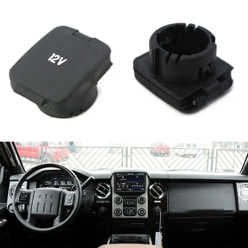 For Ford Edge Expedition F-150 F-250 Super Duty Lincoln MKC Cigarettes Lighter Socket Dust Cover Sturdy Power Outlet Plug Cap