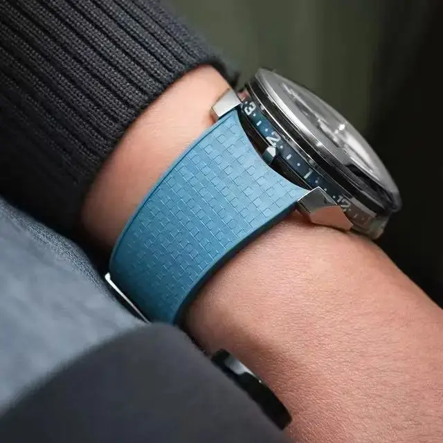 صالح لكارتييه سانتوس أوميغا سواتش 19 مللي متر 20 مللي متر 21 مللي متر 22 مللي متر 23 مللي متر فسيفساء CTS FKM حزام ساعة اليد قطع لحجم أشرطة ساعات اليد