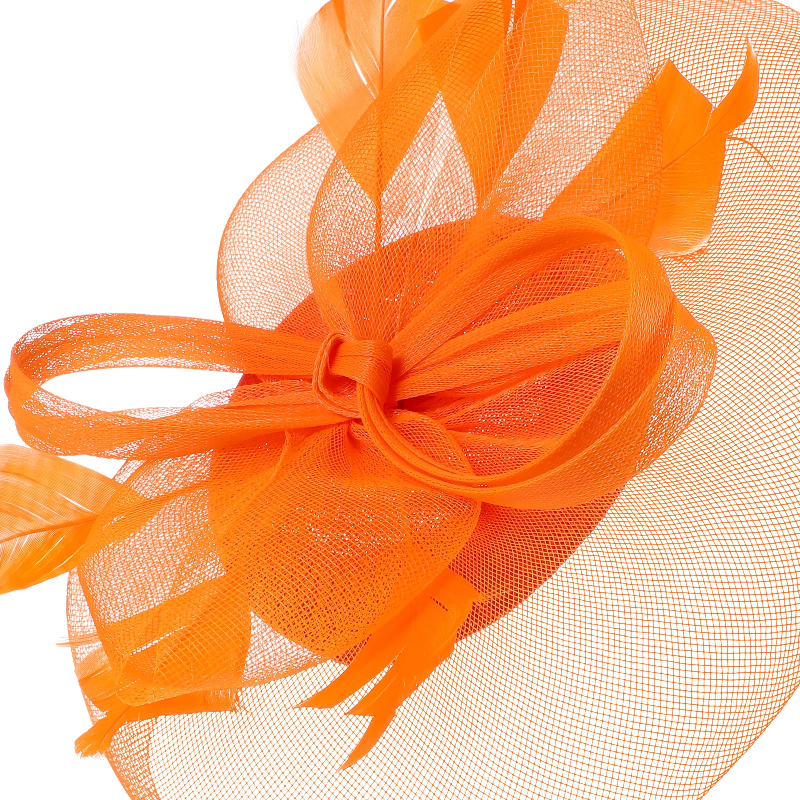 

Flower Hairband Artificial Plume Headband Fascinators Hats Women Gauze Mesh Tea Party Wedding Banquet Party Cosplay