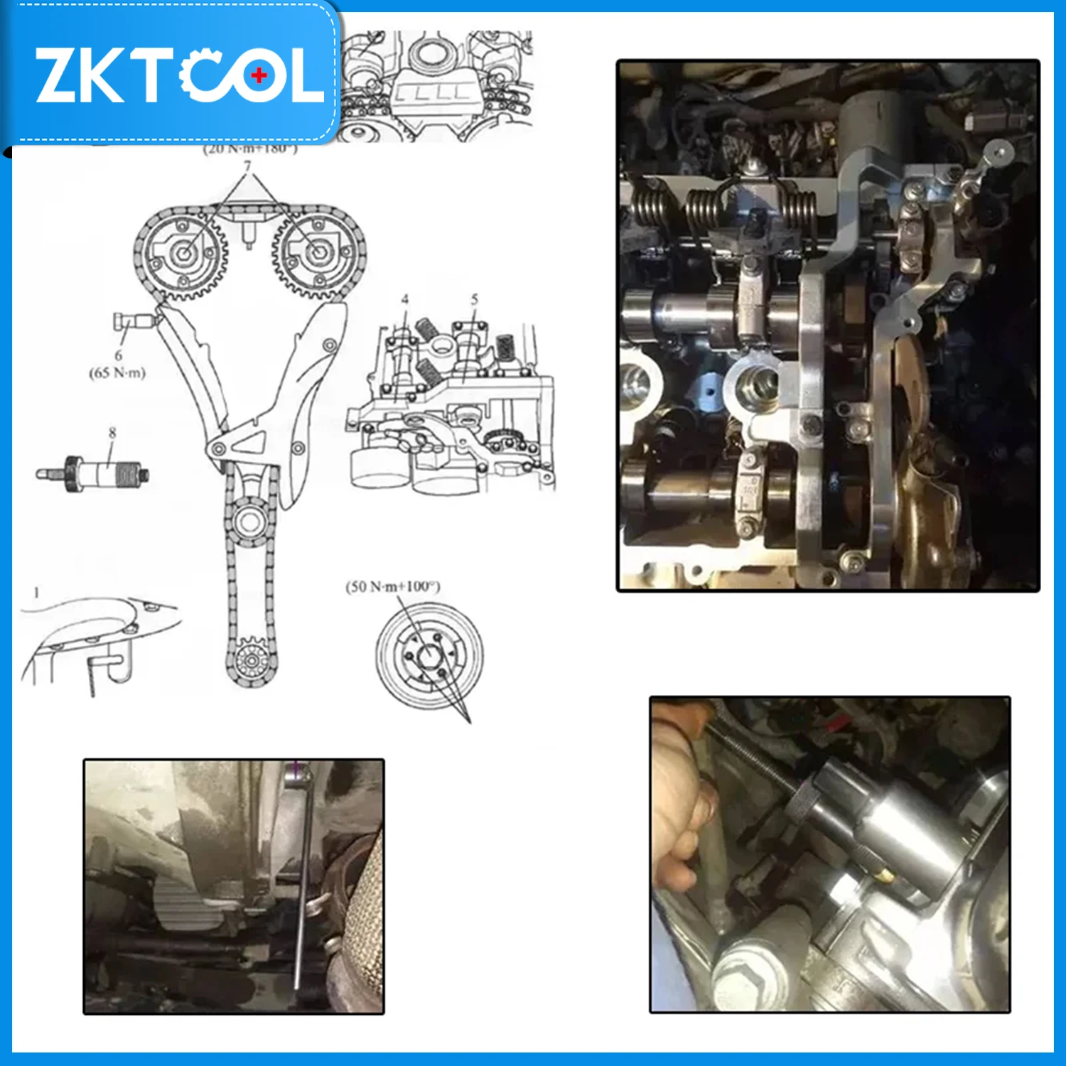 Engine camshaft timing Fit For BMW MINI N12 N14 N16 R55 R56 1.4 1.6 Citroen C4 Peugeot 207 308, engine timing tool.