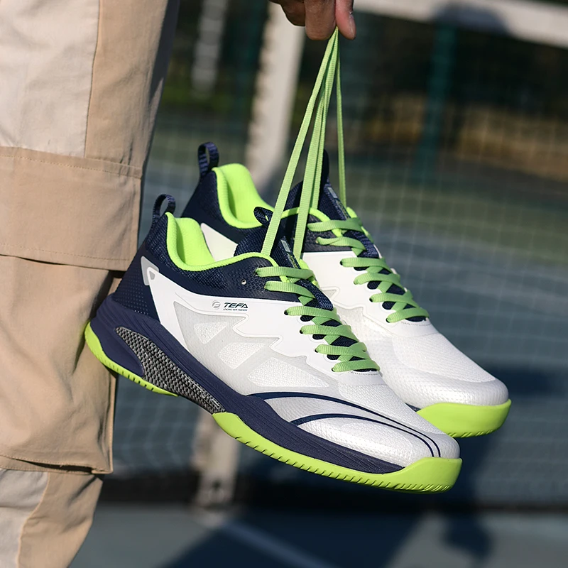 

High Quality Unisex Badminton Shoes for Youth Soft Comfortable Ping Pong Tennis Shoes Outdoor Anti Slip Casual Sneakers for Men