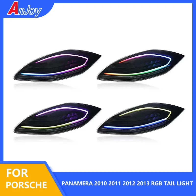 

Светодиодные задние фонари RGB для Porsche Panamera 970, задний фонарь в сборе 2010 2011, 2012 2013, 970-1, аксессуары для задних фонарей