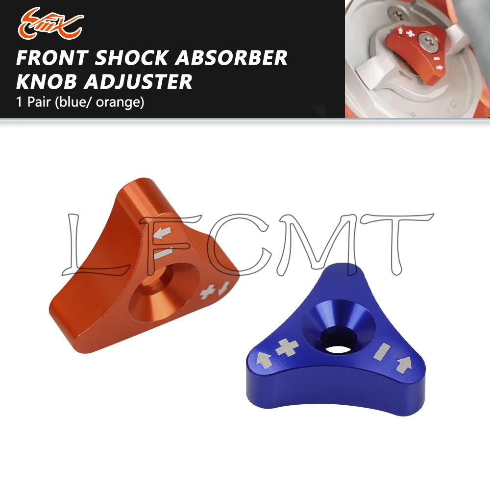 

Motorbike CNC WP 48MM Front Fork Knob Adjuster Fit for 125-530cc SX SX-F EXC XC-W XC-F MXC 690 ENDURO 1090 1290 Super Adventure