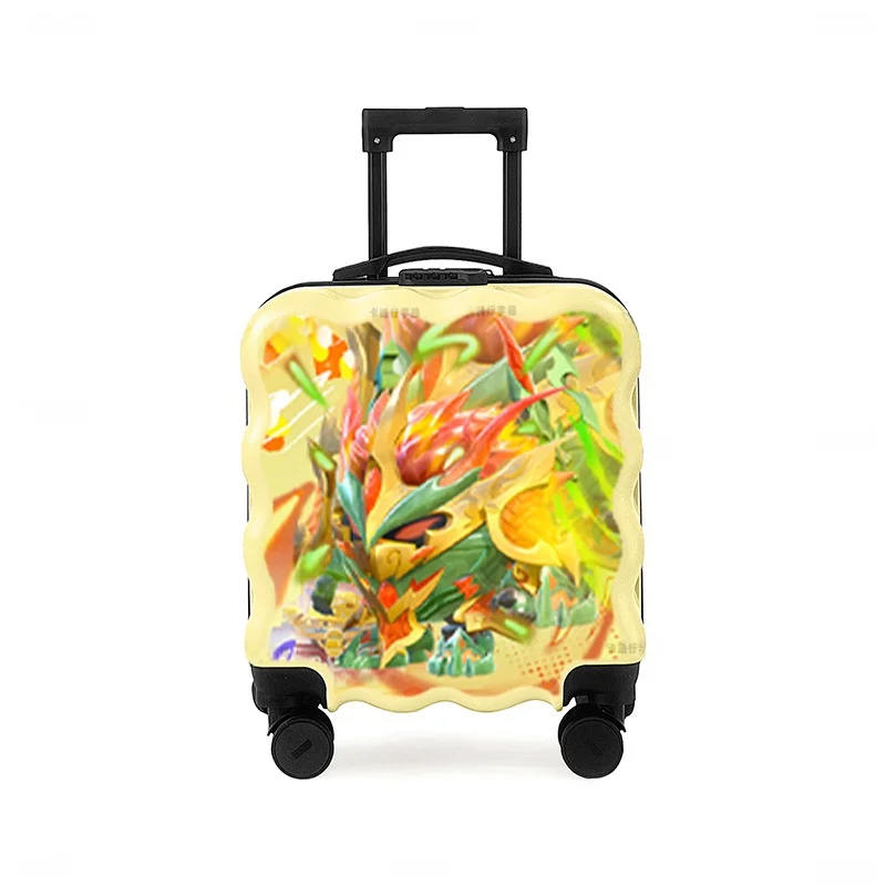 children's-travel-suitcase-pull-rod-small-password-lock-18-inch-luggage-universal-wheel-cartoon-dinosaur-soul-war-god