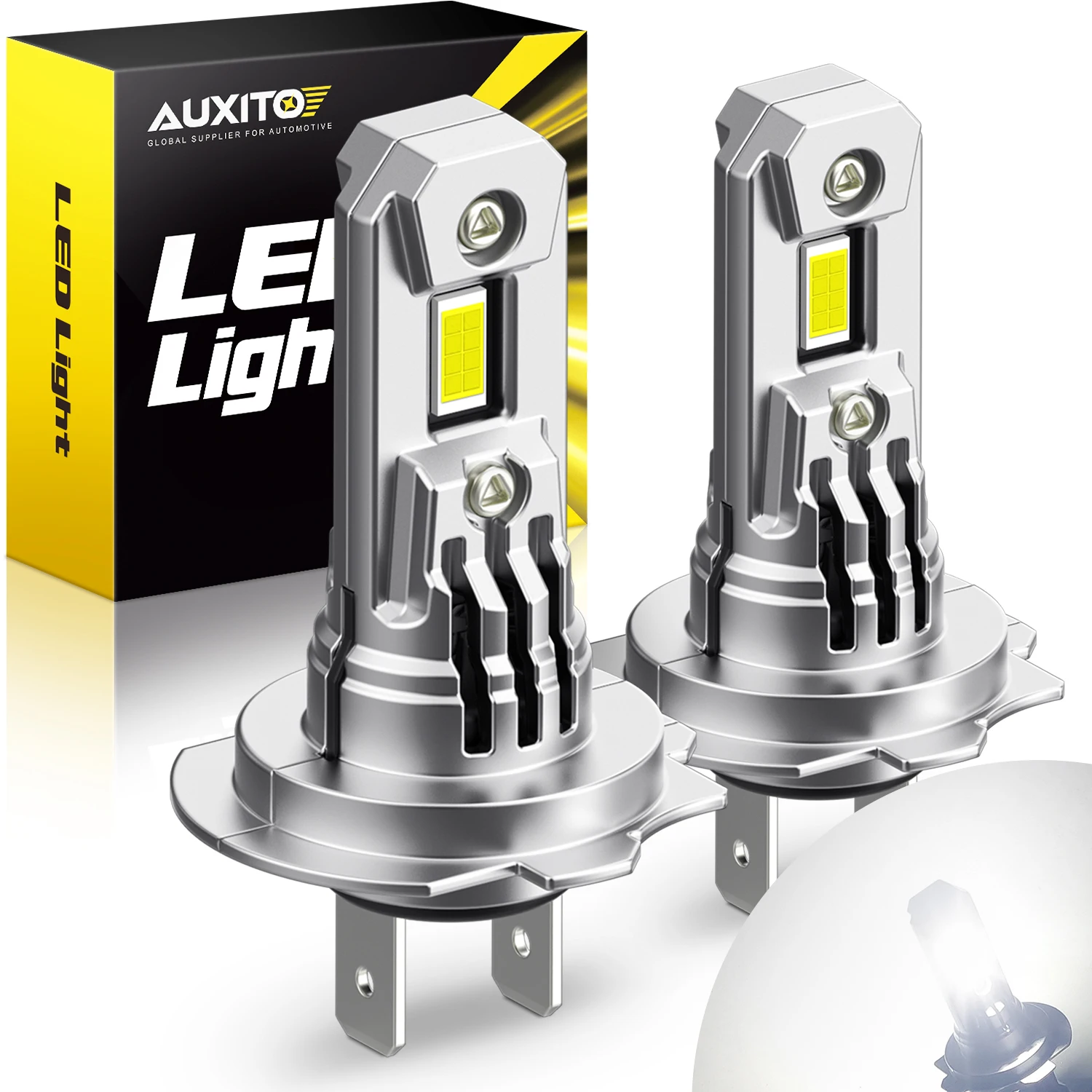 AUXITO 20000LM H7 LED Head Lamp H7 LED Headlight Bulb Canbus Error Free for VW mk4 Polo Passat b6 b7 Golf 5 6 7 Honda crv civic